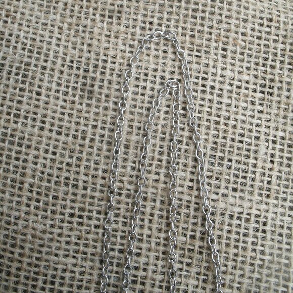 Flower of Life Design Glass Cabochon Pendant Necklace - Picture 11 of 13